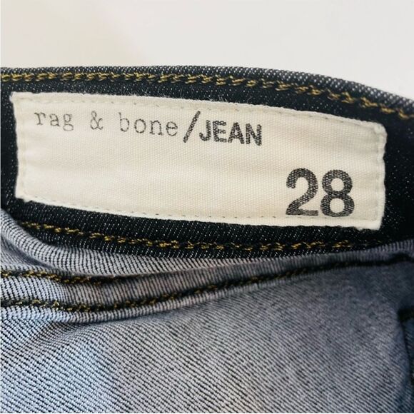 Rag & Bone Women’s Skinny Black Rae Denim Jeans Size 28 W1502K 122BLK - Picture 6 of 10